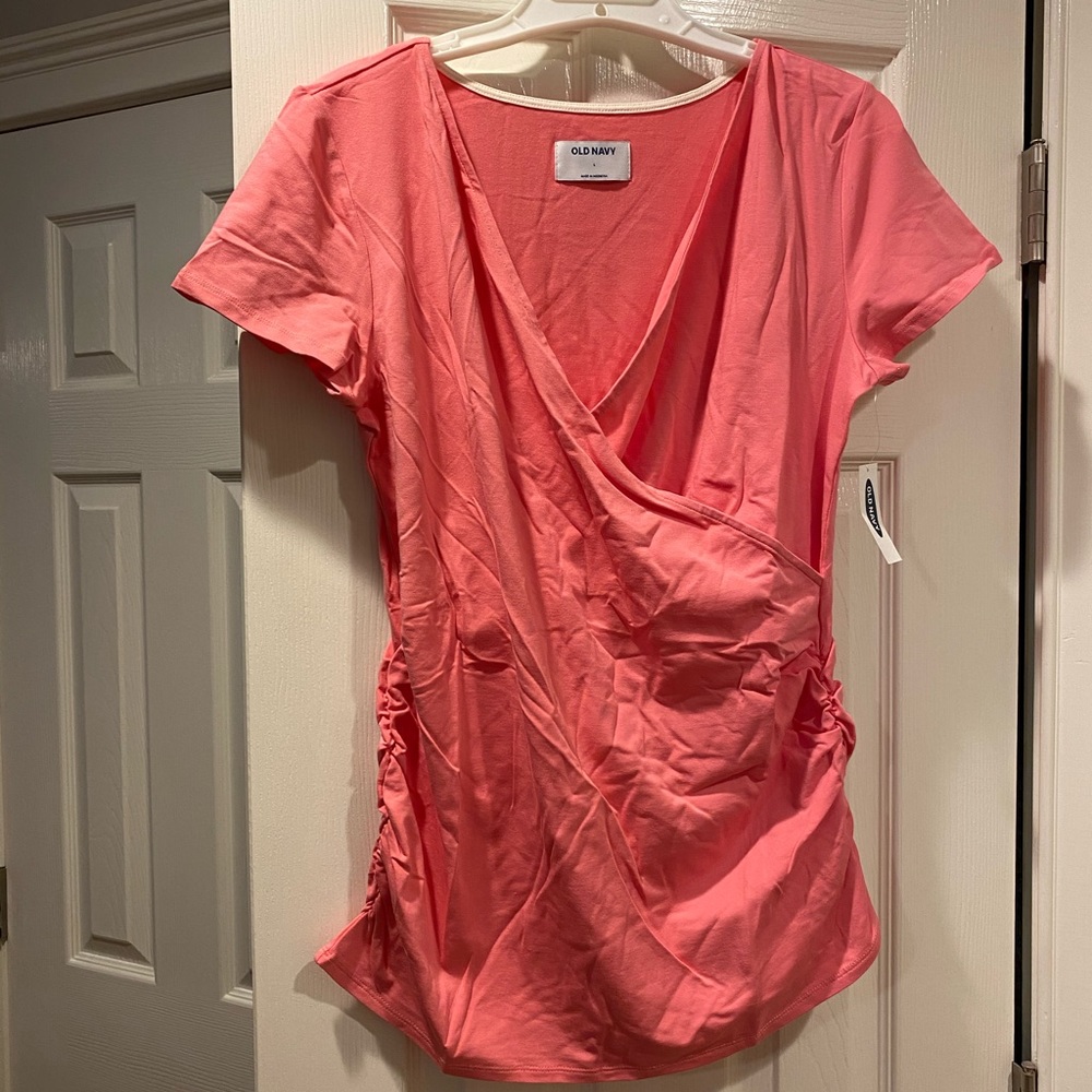 Old Navy nursing bundle short sleeve wrap/style tee